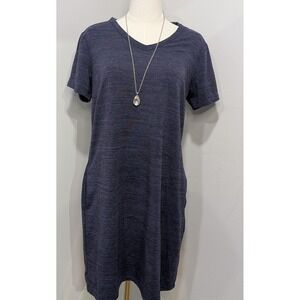 32 Degrees‎ Cool Navy Blue T-Shirt Dress Size Medium Casual